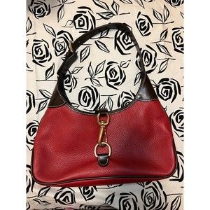 Dooney & Bourke Red Leather Shoulder Bag
